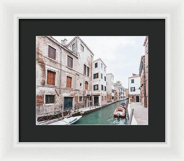 Venice Italy Canal I - Framed Print