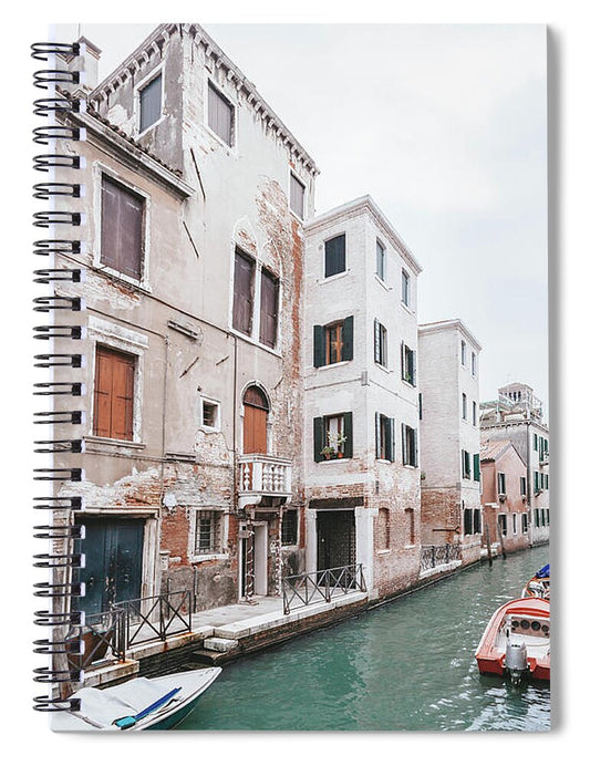 Venice Italy Canal I - Spiral Notebook