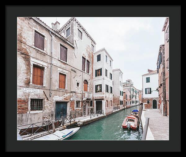 Venice Italy Canal I - Framed Print