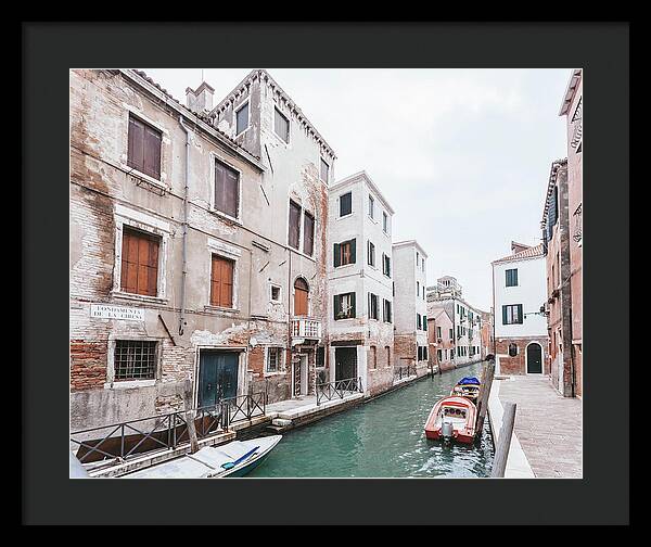 Venice Italy Canal I - Framed Print