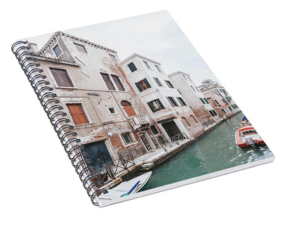 Venice Italy Canal I - Spiral Notebook