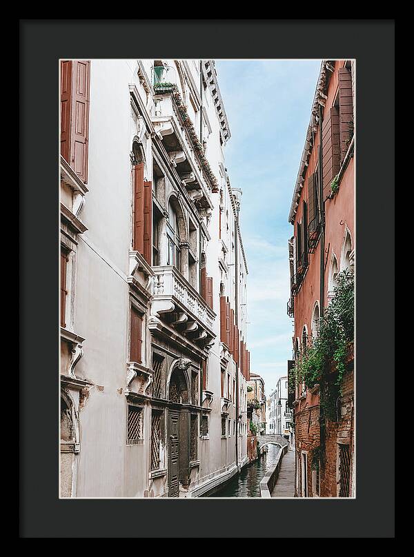 Venice Italy Canal II - Framed Print