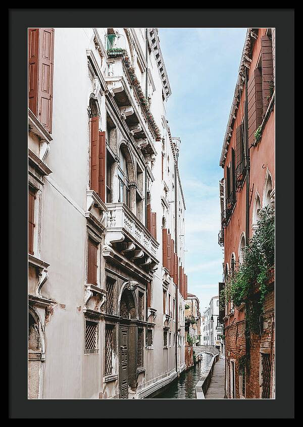 Venice Italy Canal II - Framed Print