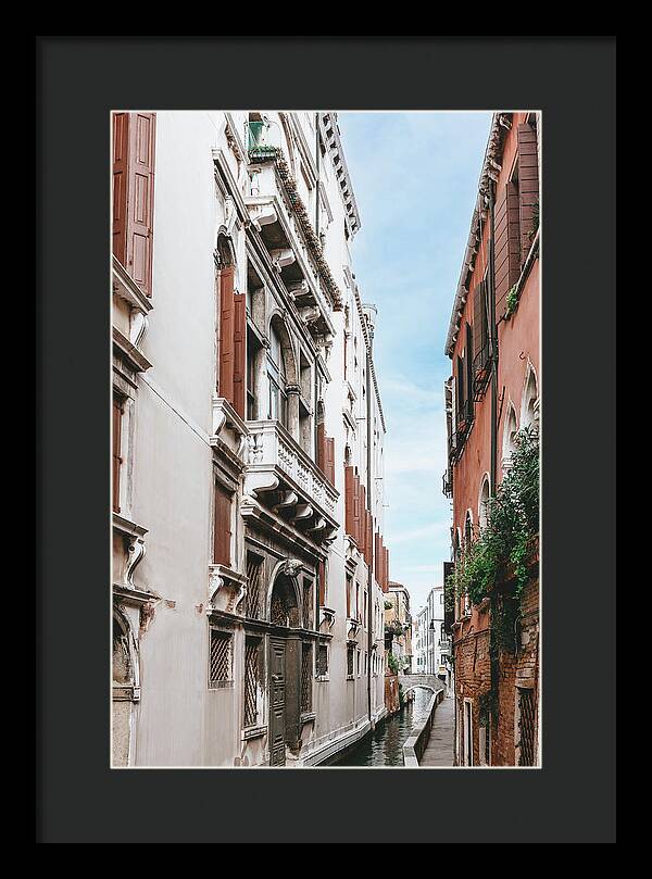 Venice Italy Canal II - Framed Print