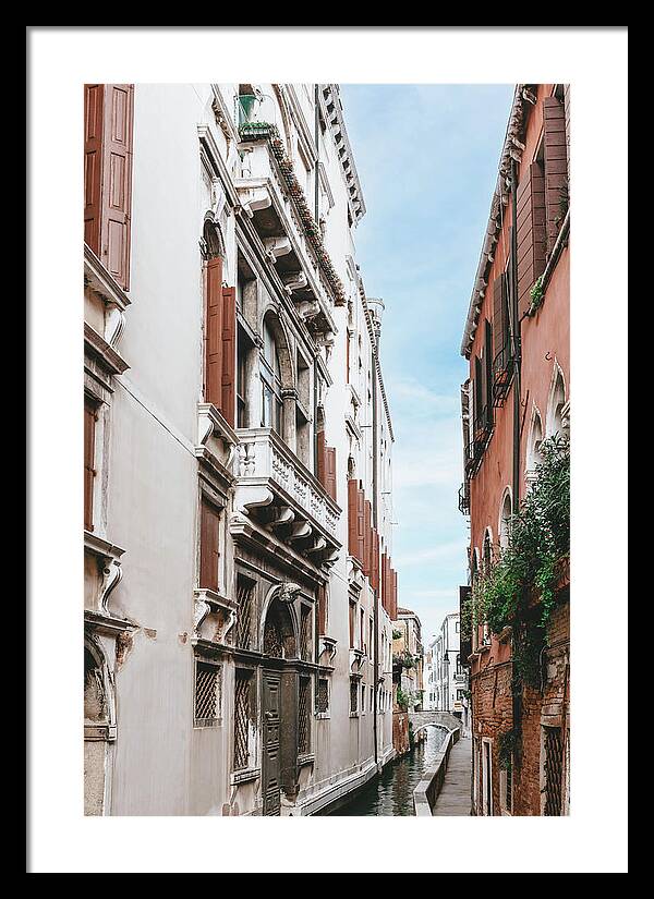 Venice Italy Canal II - Framed Print