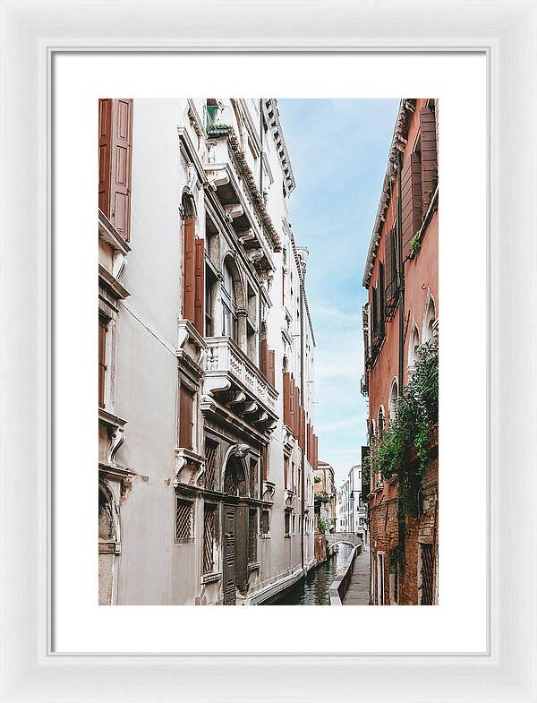 Venice Italy Canal II - Framed Print