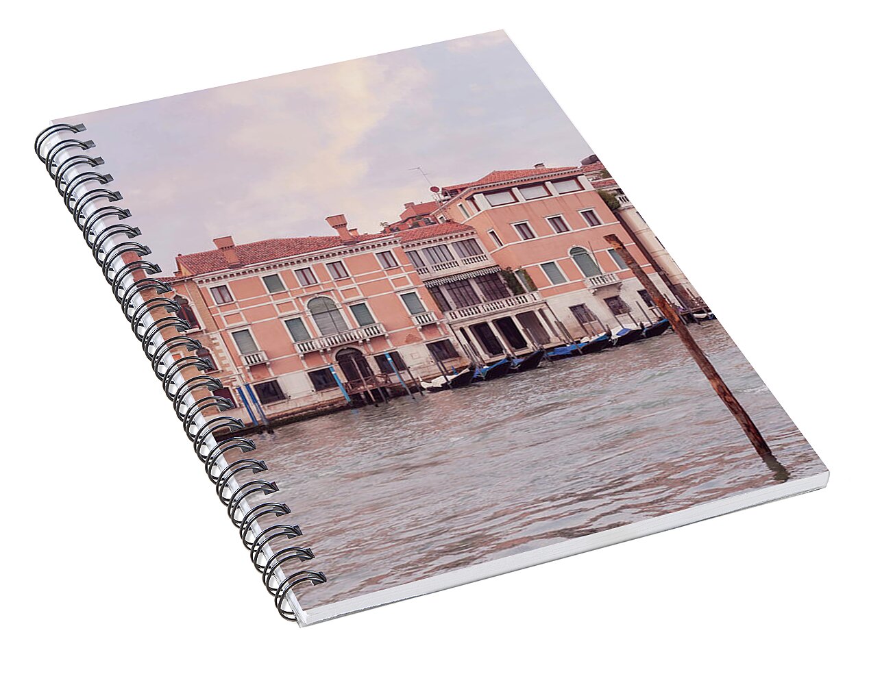 Venice Italy Canal III - Spiral Notebook