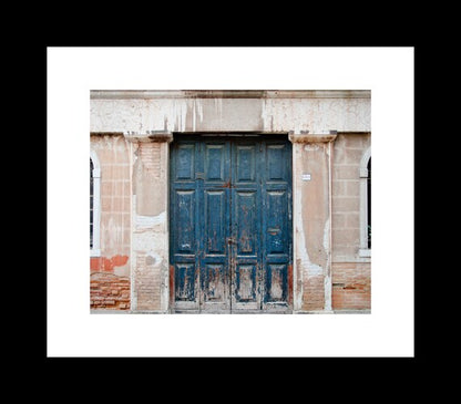 Dark Blue Door | Venice Italy Photography