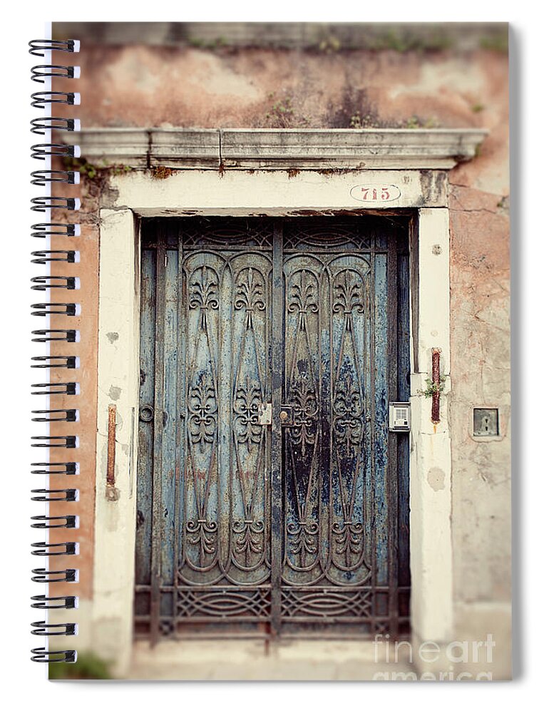 Venice Italy Doors I - Spiral Notebook