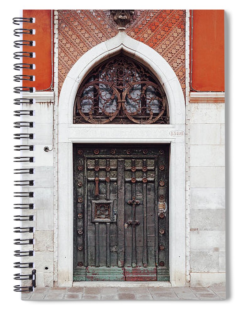 Venice Italy Doors II - Spiral Notebook