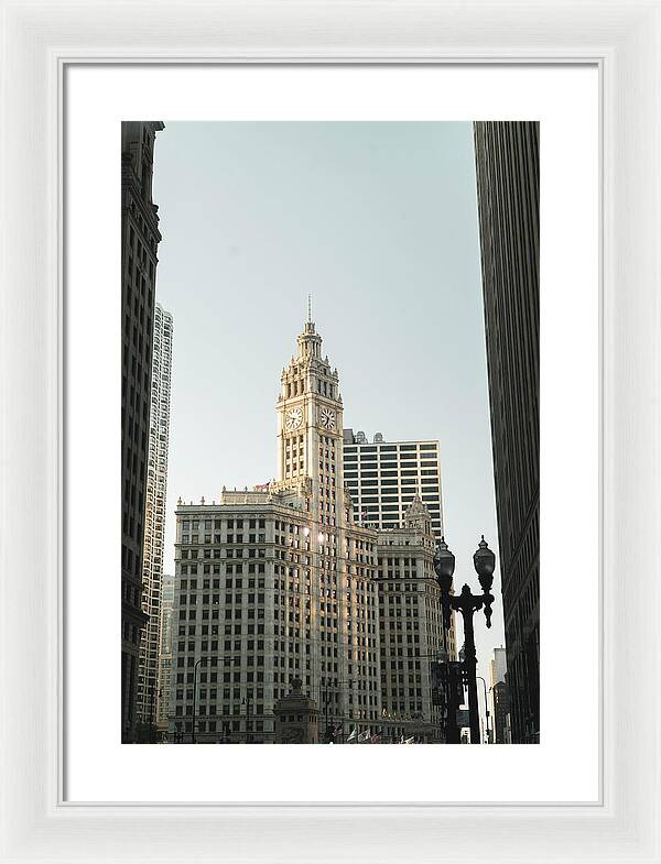 Wrigley Buidling - Framed Print