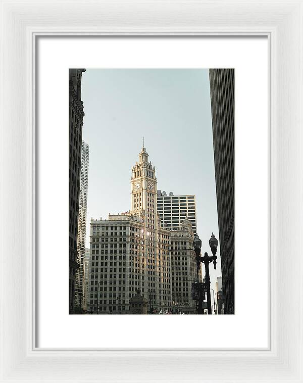 Wrigley Buidling - Framed Print