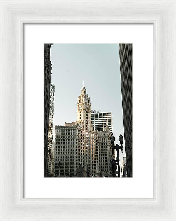 Wrigley Buidling - Framed Print