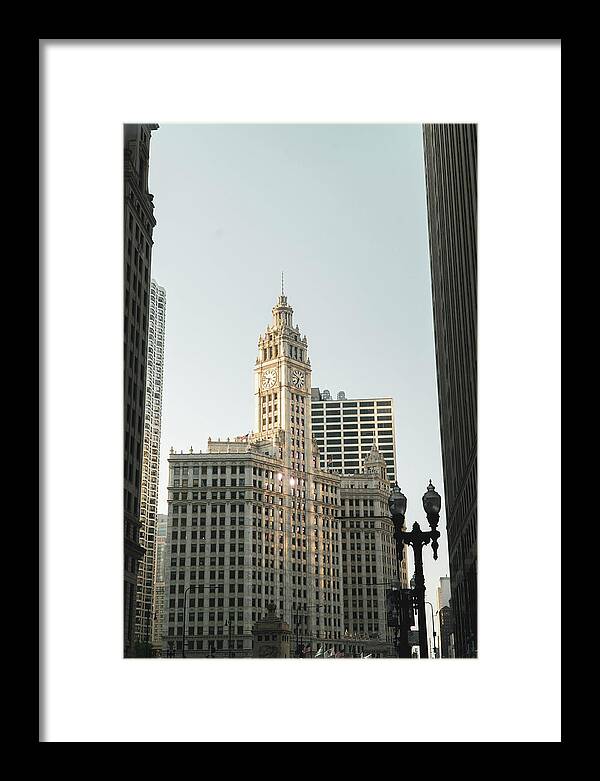 Wrigley Buidling - Framed Print