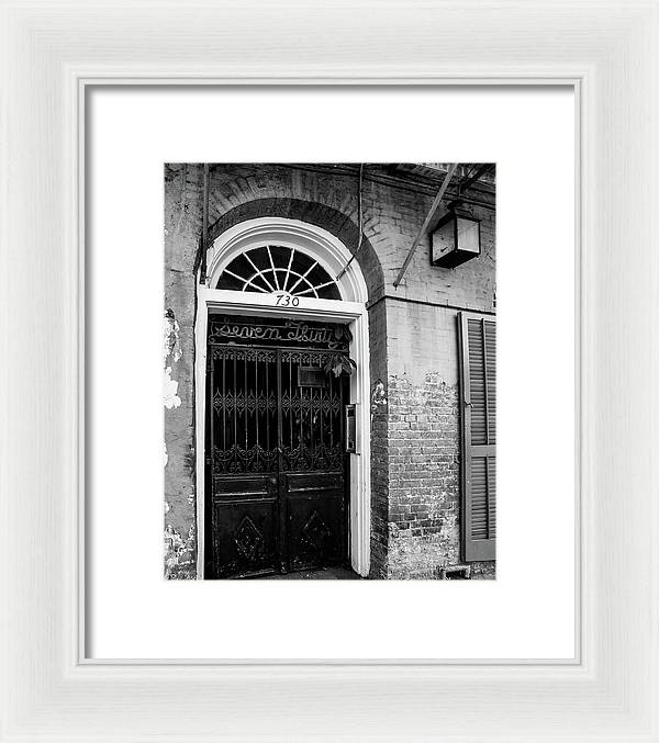 Seven Thirty - New Orleans Framed Print