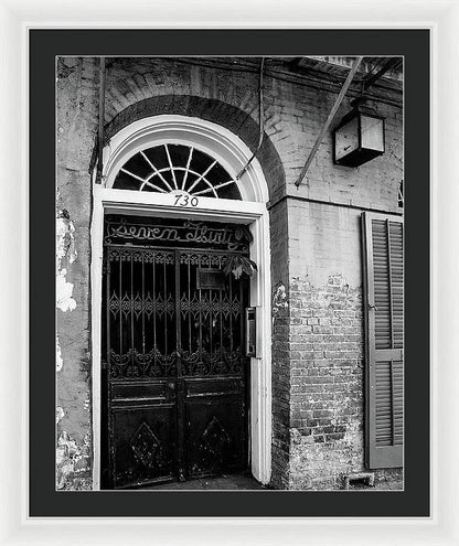 Seven Thirty - New Orleans Framed Print