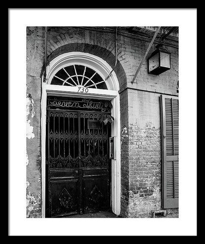 Seven Thirty - New Orleans Framed Print