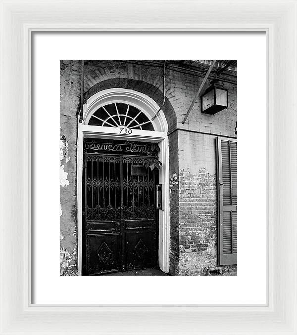 Seven Thirty - New Orleans Framed Print