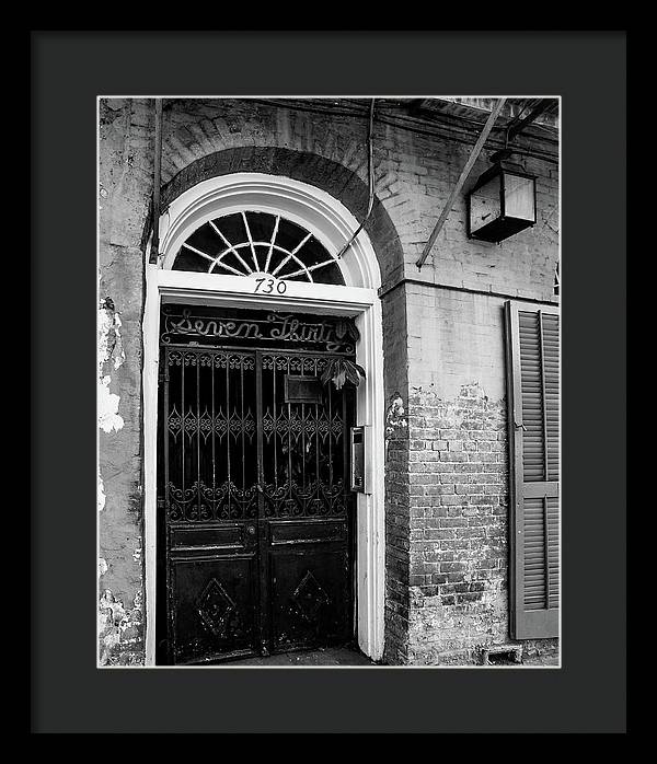 Seven Thirty - New Orleans Framed Print