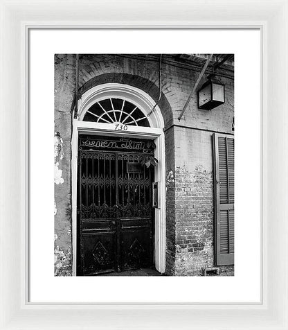 Seven Thirty - New Orleans Framed Print