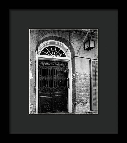 Seven Thirty - New Orleans Framed Print