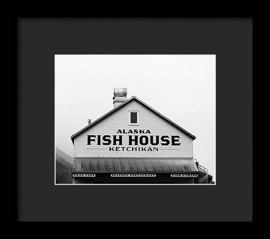 Alaska Fish House Art - Framed Coastal Photography Print - Erin Johnson Photography
