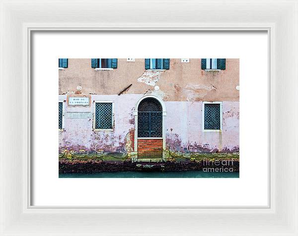 Venice Italy Photography | Arched Doorway | Framed Print