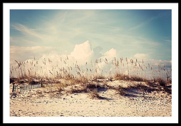 At the Beach, Gulf Shores Alabama - Framed Print