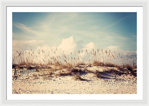 At the Beach, Gulf Shores Alabama - Framed Print