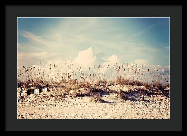 At the Beach, Gulf Shores Alabama - Framed Print