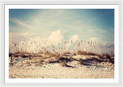 At the Beach, Gulf Shores Alabama - Framed Print