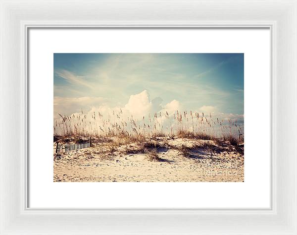 At the Beach, Gulf Shores Alabama - Framed Print