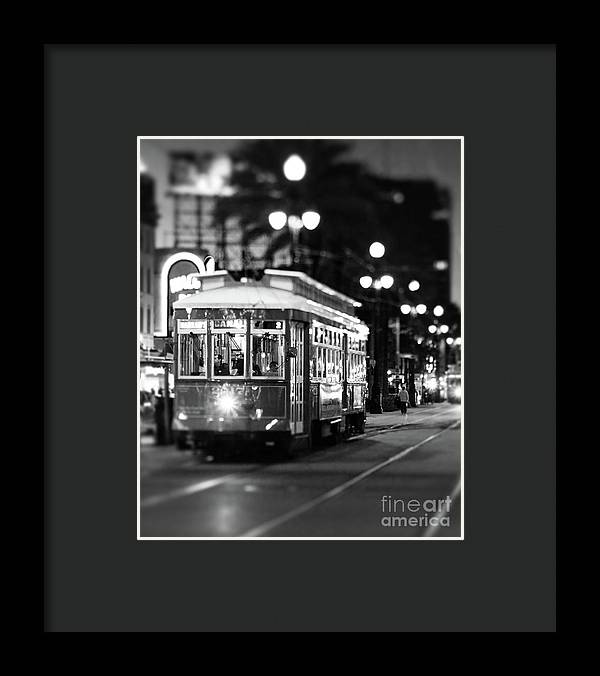 Canal Street Streetcar New Orleans - Framed Print