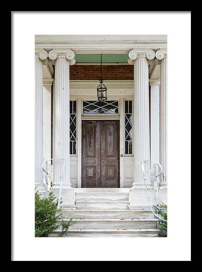 Classic Elegance at the Heart of Williamsburg, Virginia - Framed Print