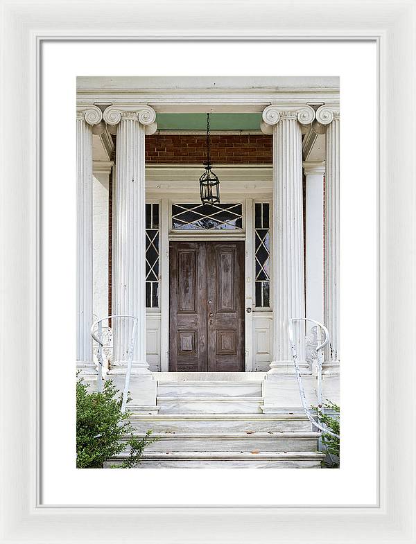 Classic Elegance at the Heart of Williamsburg, Virginia - Framed Print