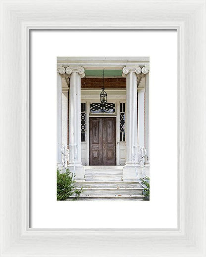 Classic Elegance at the Heart of Williamsburg, Virginia - Framed Print