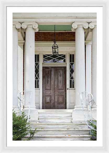 Classic Elegance at the Heart of Williamsburg, Virginia - Framed Print