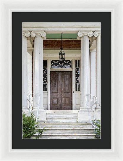 Classic Elegance at the Heart of Williamsburg, Virginia - Framed Print