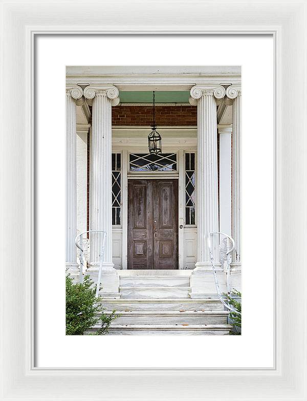 Classic Elegance at the Heart of Williamsburg, Virginia - Framed Print