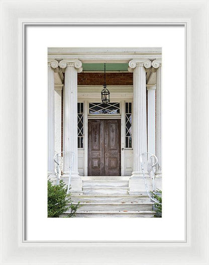 Classic Elegance at the Heart of Williamsburg, Virginia - Framed Print