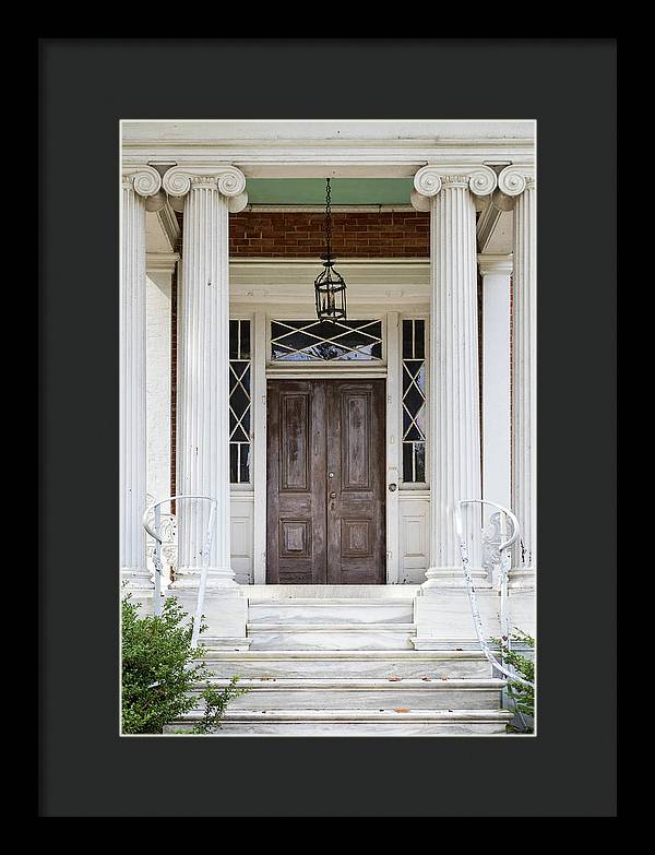 Classic Elegance at the Heart of Williamsburg, Virginia - Framed Print