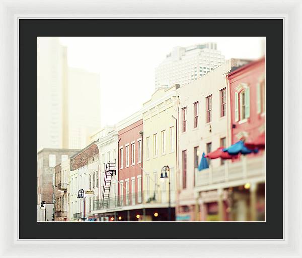 Decatur Street - New Orleans Framed Print