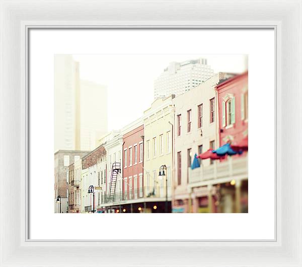 Decatur Street - New Orleans Framed Print