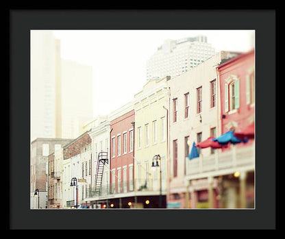 Decatur Street - New Orleans Framed Print