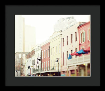 Decatur Street - New Orleans Framed Print