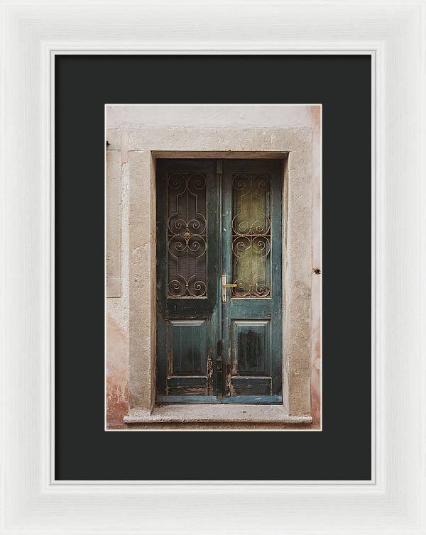 Dubrovnik Croatia Door I - Framed Print