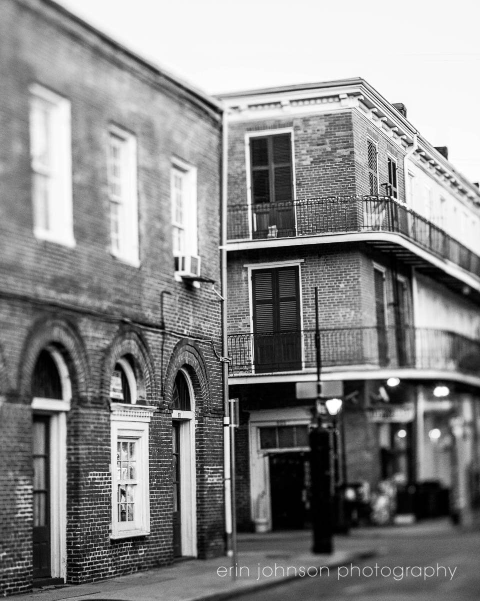 NOLA Streets in Black and White |  New Orleans, Lousiana