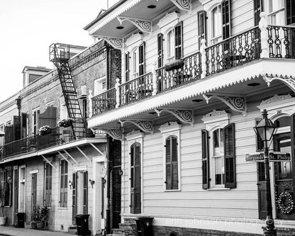 Black and White New Orleans Print Collection | Gallery Wall Set of 3