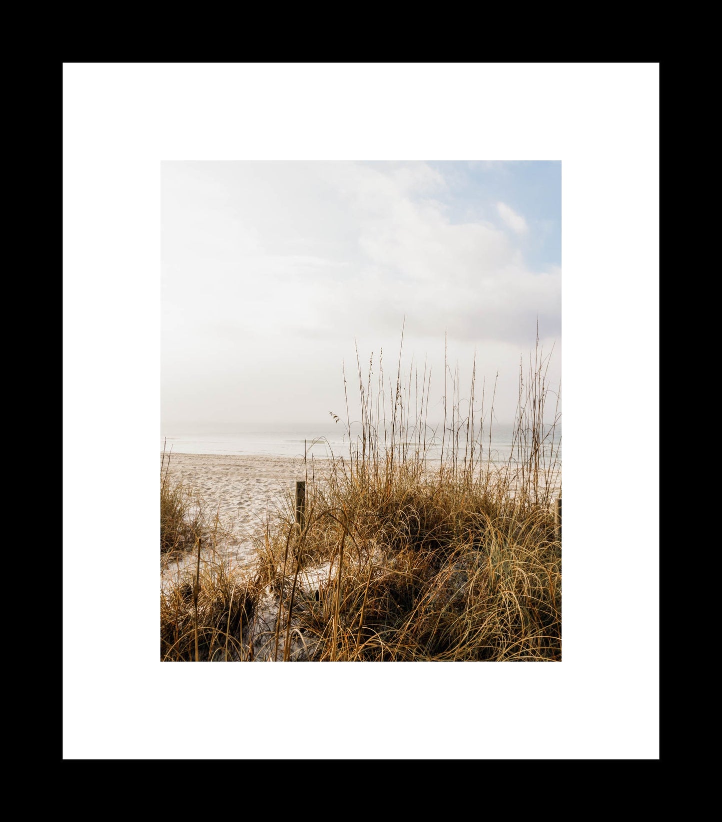 Neutral Beach House Decor, Florida Gulf Coast, Beach Art Print, Coastal Landscape Photography Print or Canvas Art, Neutral