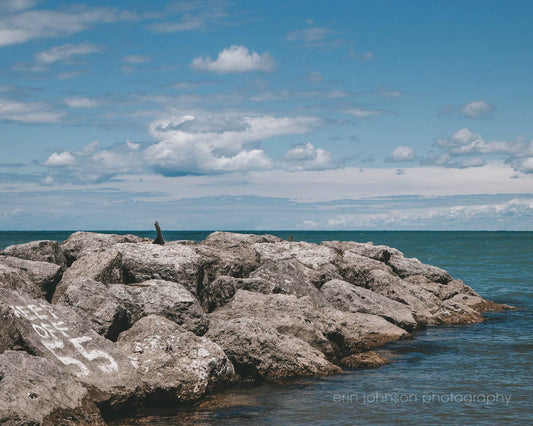 a jetty near the ocean